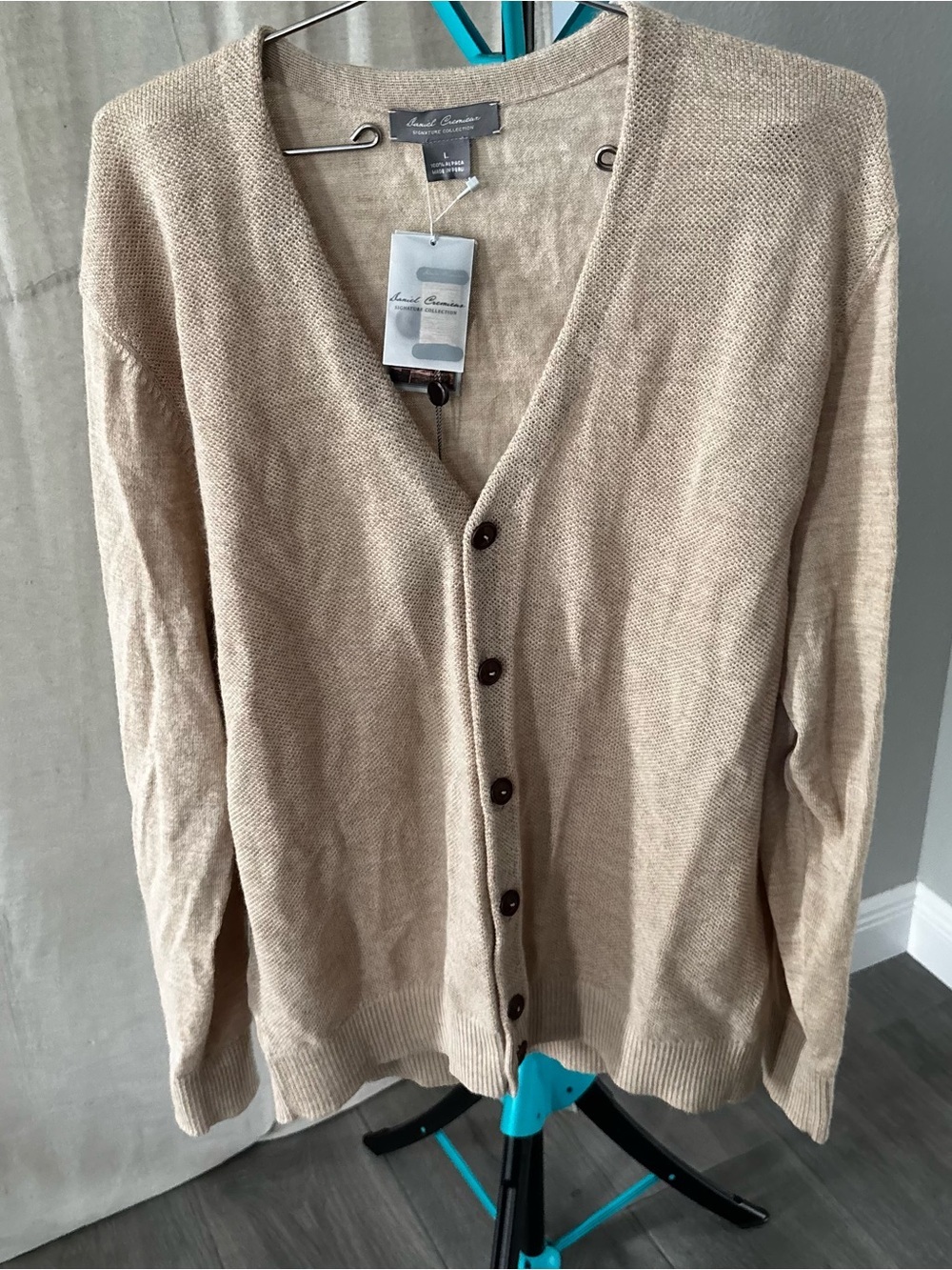 NWT Daniel Cremieux 100% alpaca cardigan - Picture 1 of 11